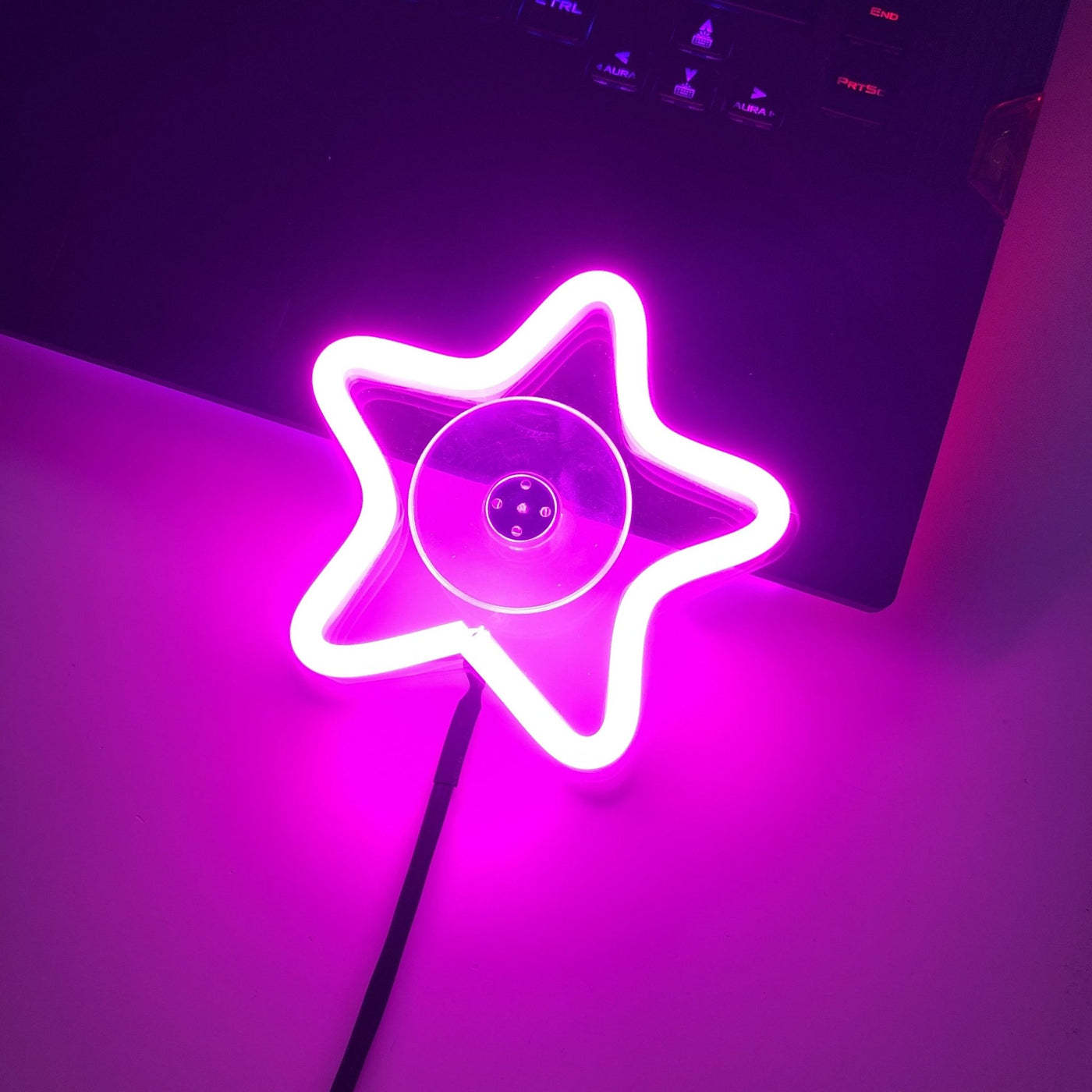 USB Premium LED Sign Light up Window Newest Neon Glow Stars Car Accessory Direct Factory Sales 12V Voltage