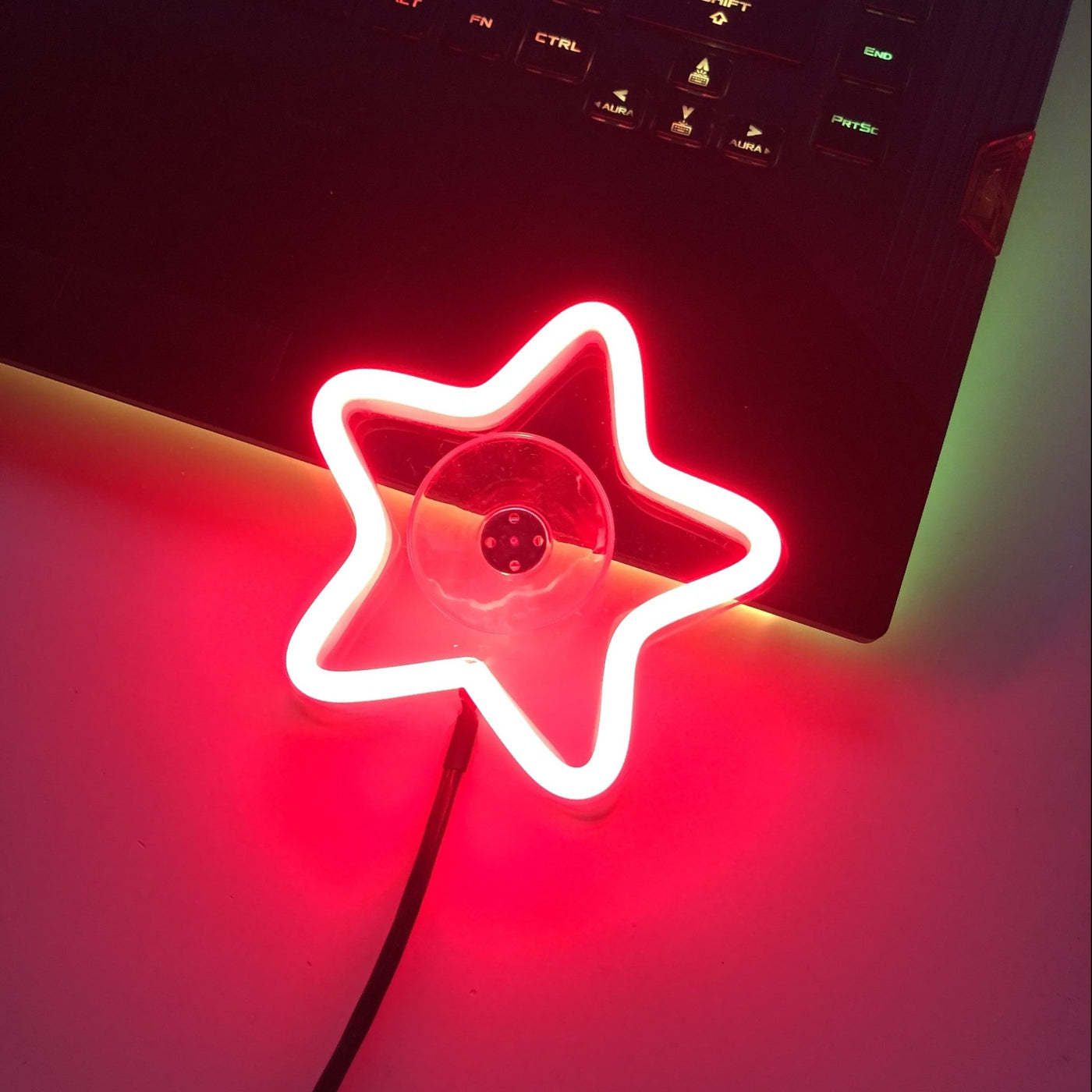 USB Premium LED Sign Light up Window Newest Neon Glow Stars Car Accessory Direct Factory Sales 12V Voltage