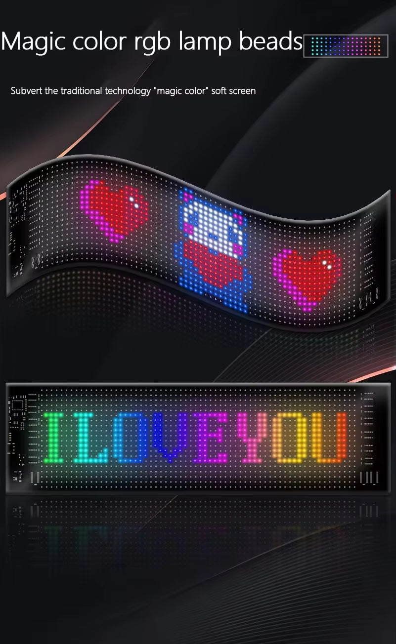 Customizable Devil Eyes Light LED Display Sign Flexible Rear Window Car Accessories New Condition Devil Eyes Led Eyes for Cars