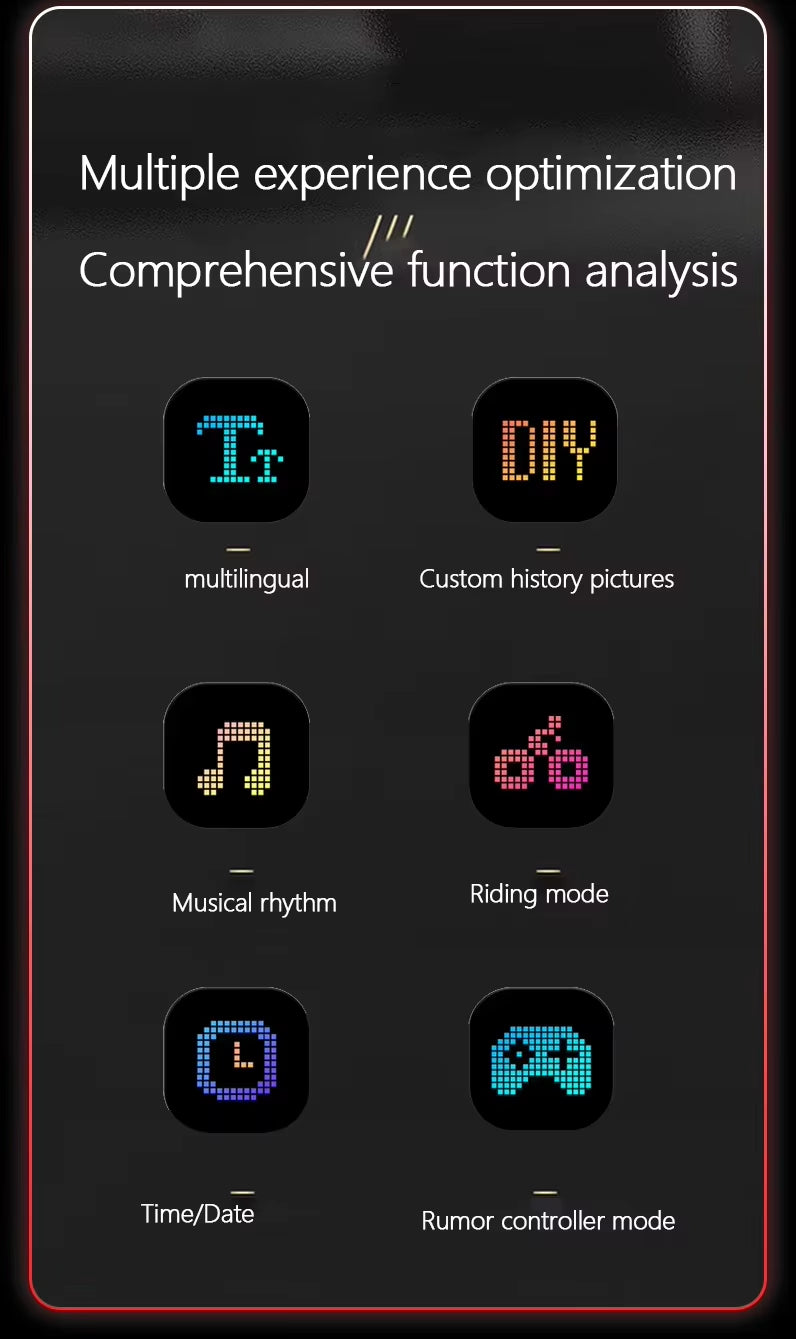 Customizable Devil Eyes Light LED Display Sign Flexible Rear Window Car Accessories New Condition Devil Eyes Led Eyes for Cars