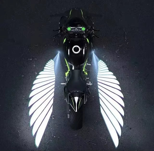 Motorcycle Projection Angel Wing Decorative Motorcycle Modification Accessories Led Angle Wing Lights for Motorcycle