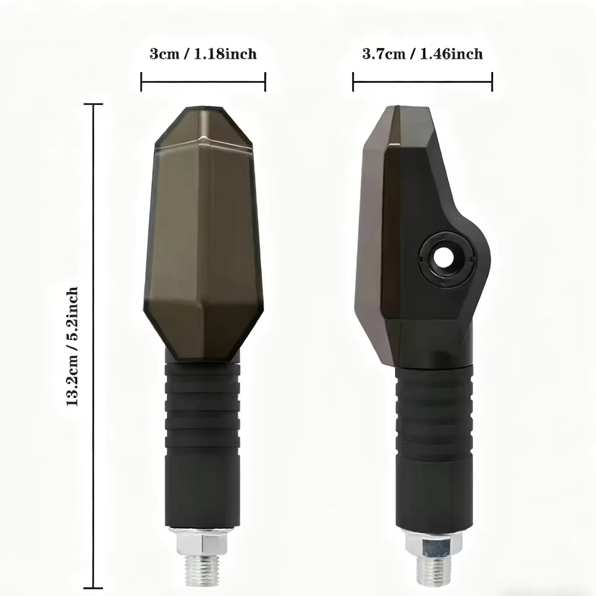 Motorcycle RGB Turn Signal Amber Blink Projector Indicator Lamp Electric Motorcycle Accessories Cornering Signal Tail Light