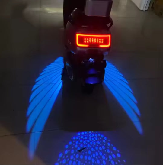 Motorcycle Projection Angel Wing Decorative Motorcycle Modification Accessories Led Angle Wing Lights for Motorcycle