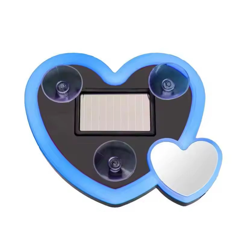 Car Solar-powered Heart-shaped LED Atmosphere Lights for Interior Decoration - Heart-shaped Neon Decorative Lights