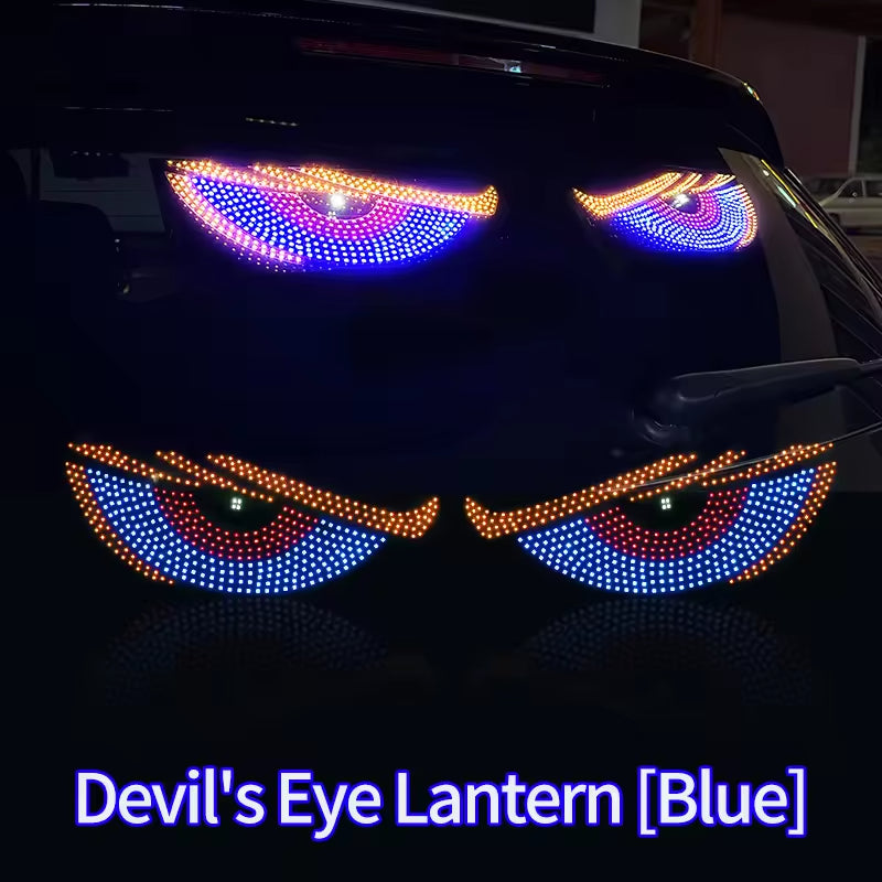 Truck Windshield Decorative Light USB Car Led Devil Eyes Advertising Display Led Eyes for Cars Devil Eyes for Car Accessories