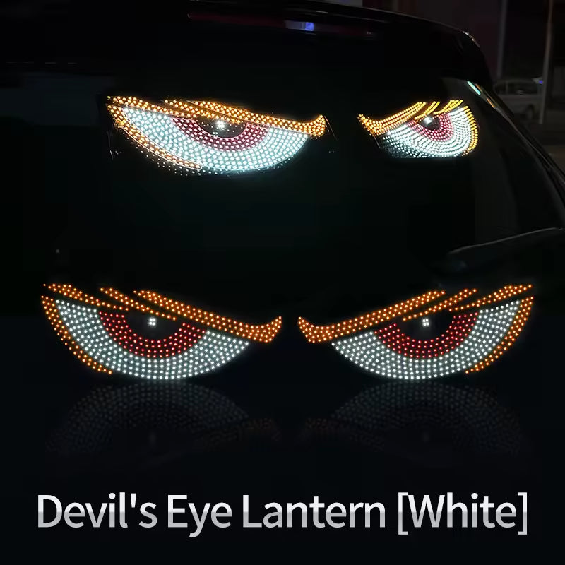 Truck Windshield Decorative Light USB Car Led Devil Eyes Advertising Display Led Eyes for Cars Devil Eyes for Car Accessories