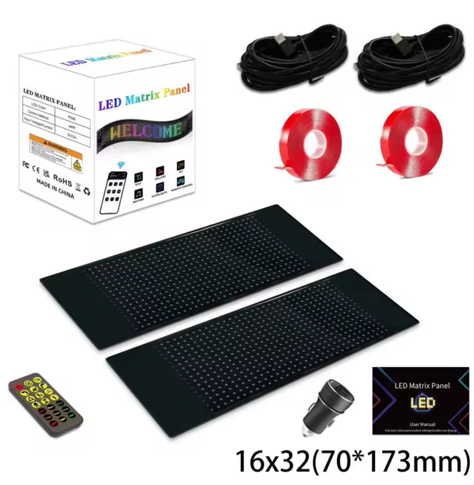 Customizable Devil Eyes Light LED Display Sign Flexible Rear Window Car Accessories New Condition Devil Eyes Led Eyes for Cars