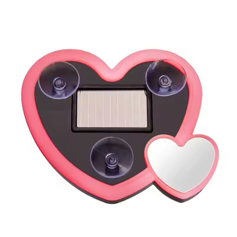 Car Solar-powered Heart-shaped LED Atmosphere Lights for Interior Decoration - Heart-shaped Neon Decorative Lights