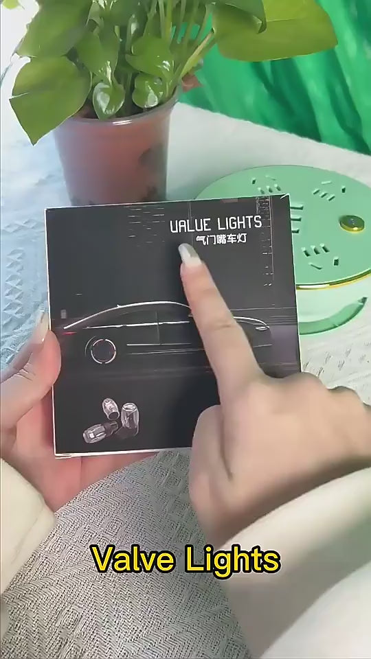 BRAD Universal Car & Motorcycle Valve Lights RGB Color Changing 6V LED with Vibration Induction Optical Sensing