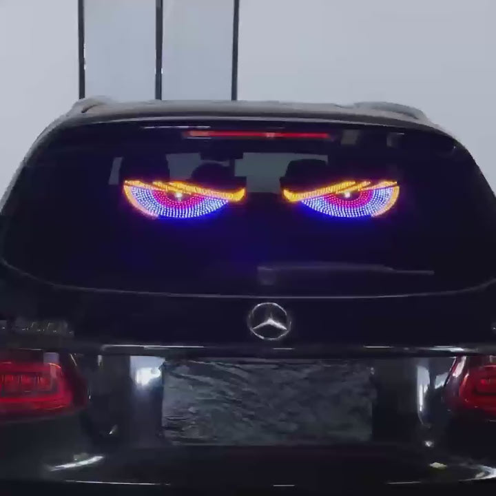 Truck Windshield Decorative Light USB Car Led Devil Eyes Advertising Display Led Eyes for Cars Devil Eyes for Car Accessories