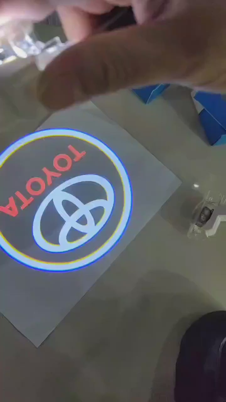 Toyota Car Door LED Logo Projector Lights Accessory Wireless Welcome Emblem Lamp Ghost Lights Puddle Lights